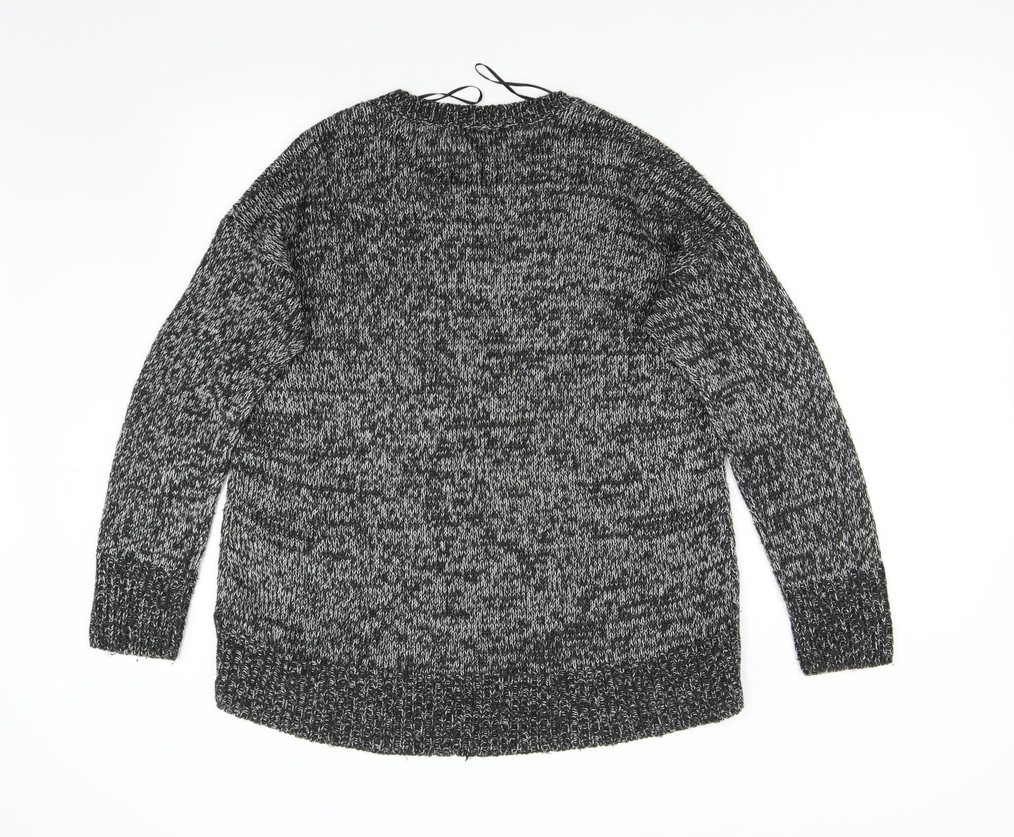 New Look Womens Grey  Knit Pullover Jumper Size M