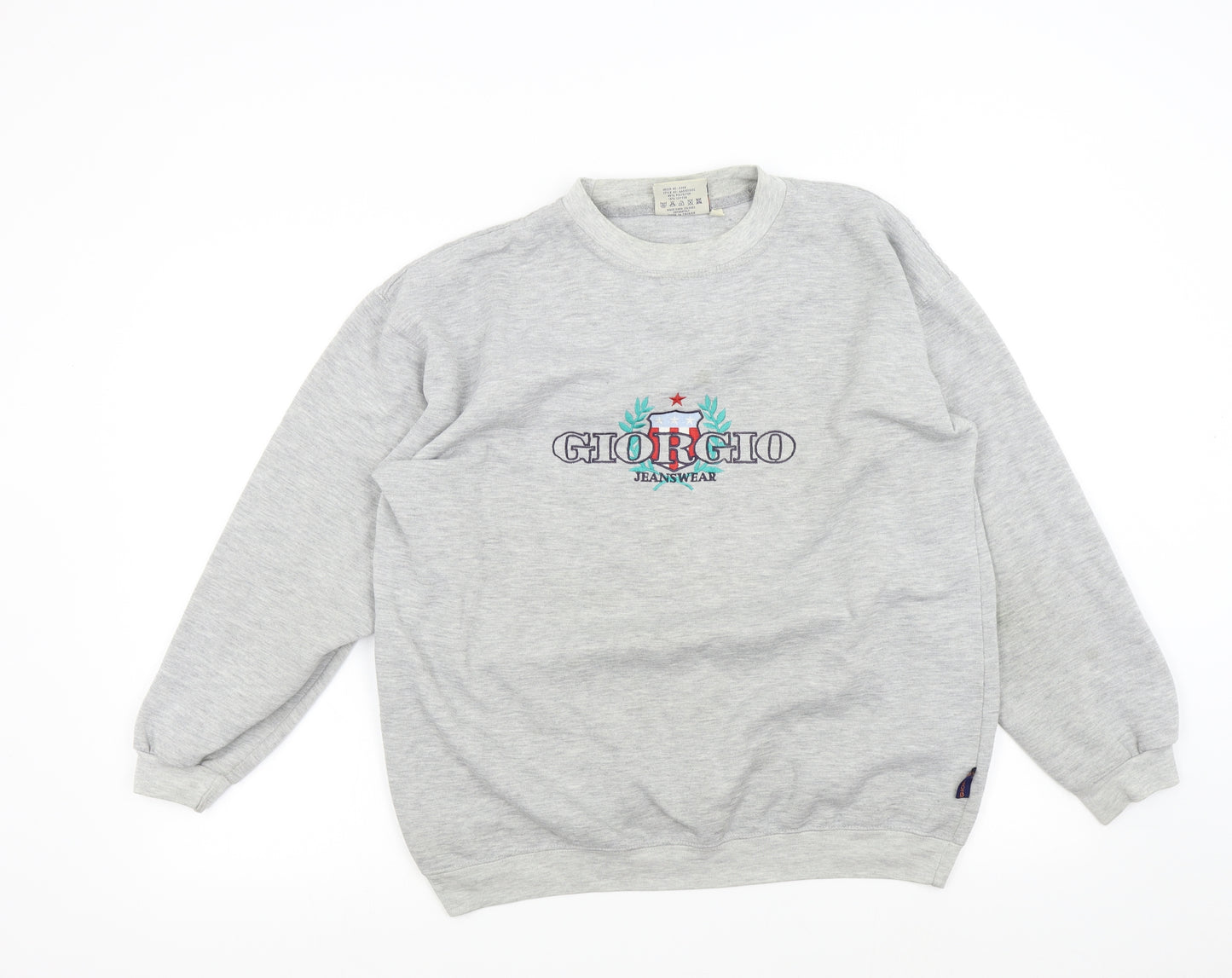 Giorgio Mens Grey   Pullover Sweatshirt Size L