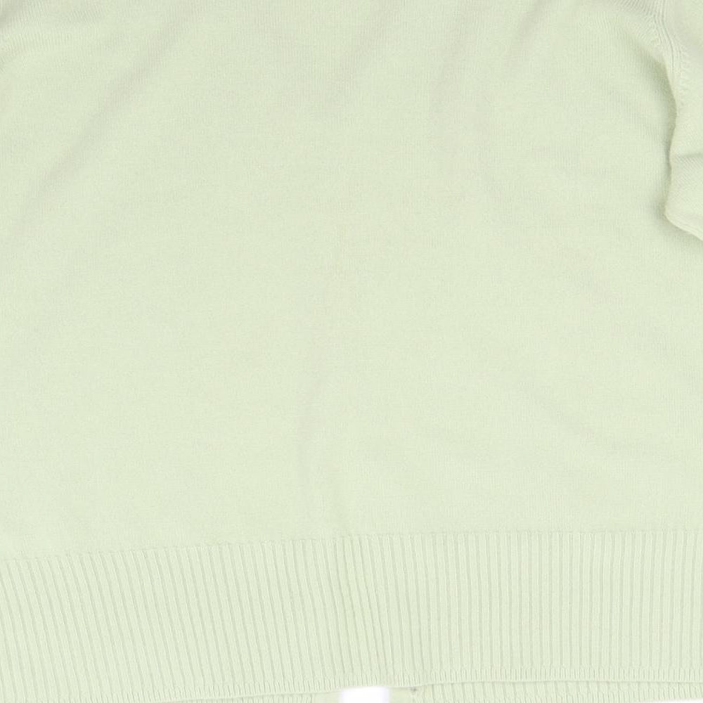 JDV Womens Green  Knit Cardigan Jumper Size 20