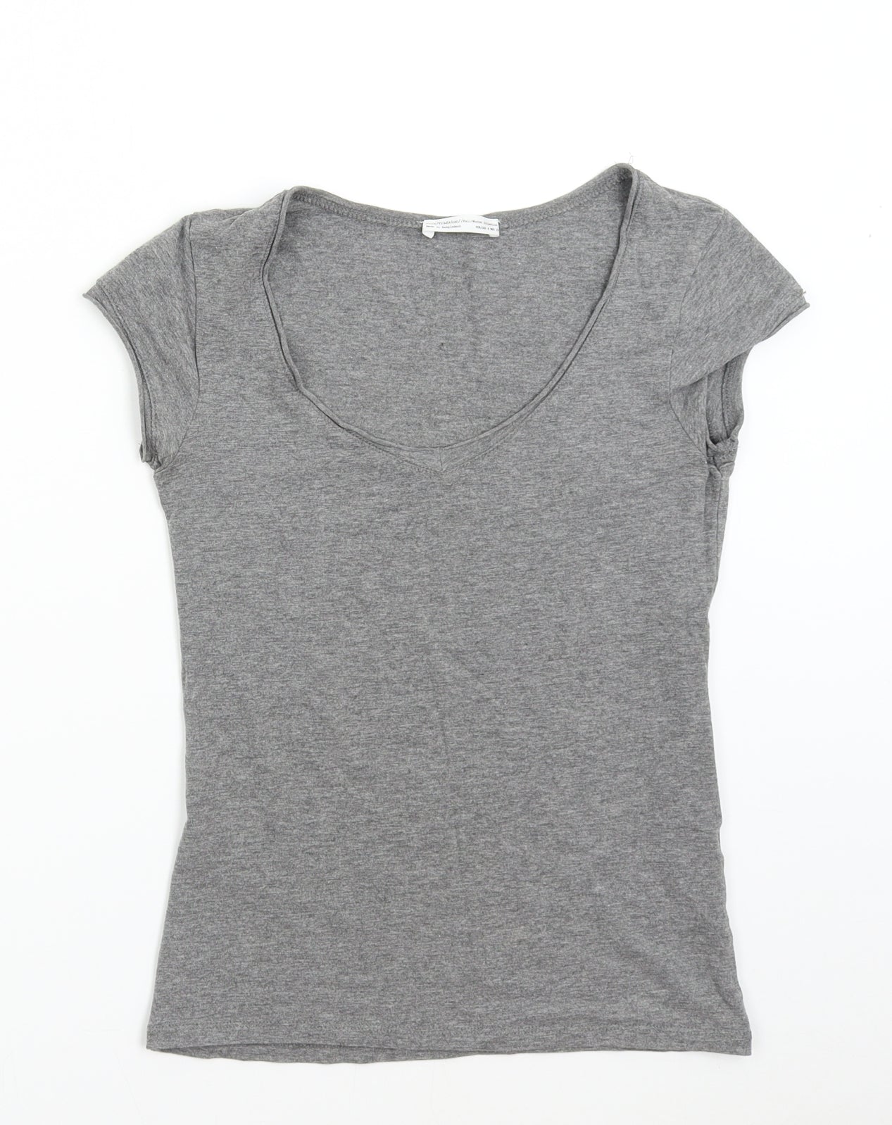 Zara Womens Grey   Basic T-Shirt Size M