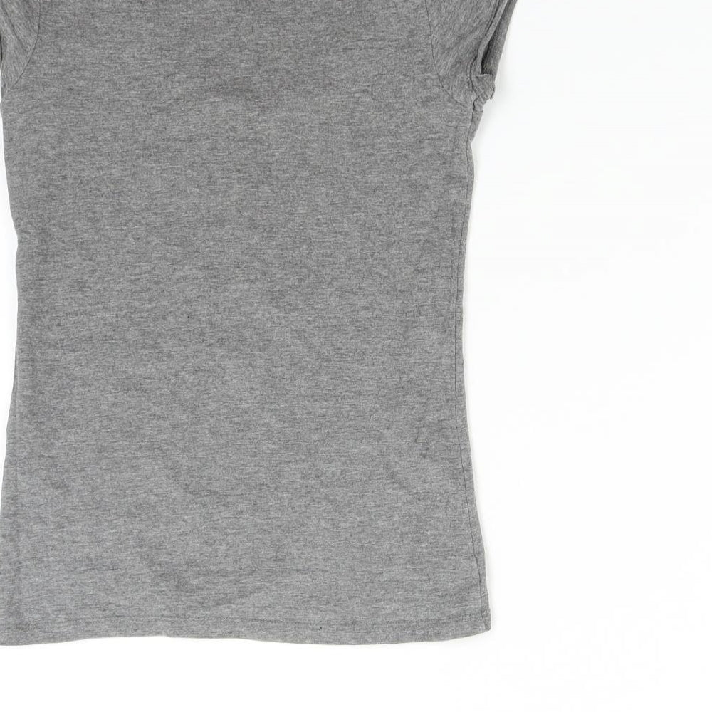 Zara Womens Grey   Basic T-Shirt Size M