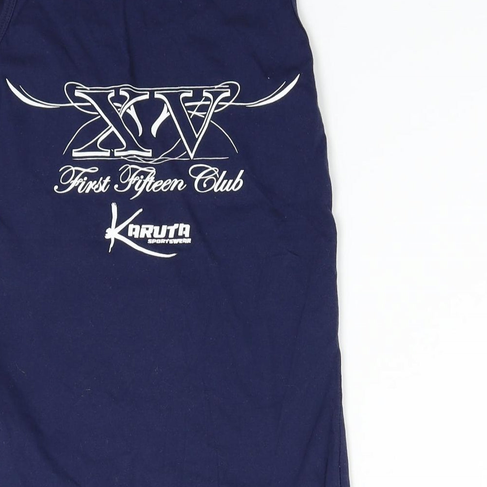 Gildan Womens Blue   Basic Tank Size S  - Tough Duckes