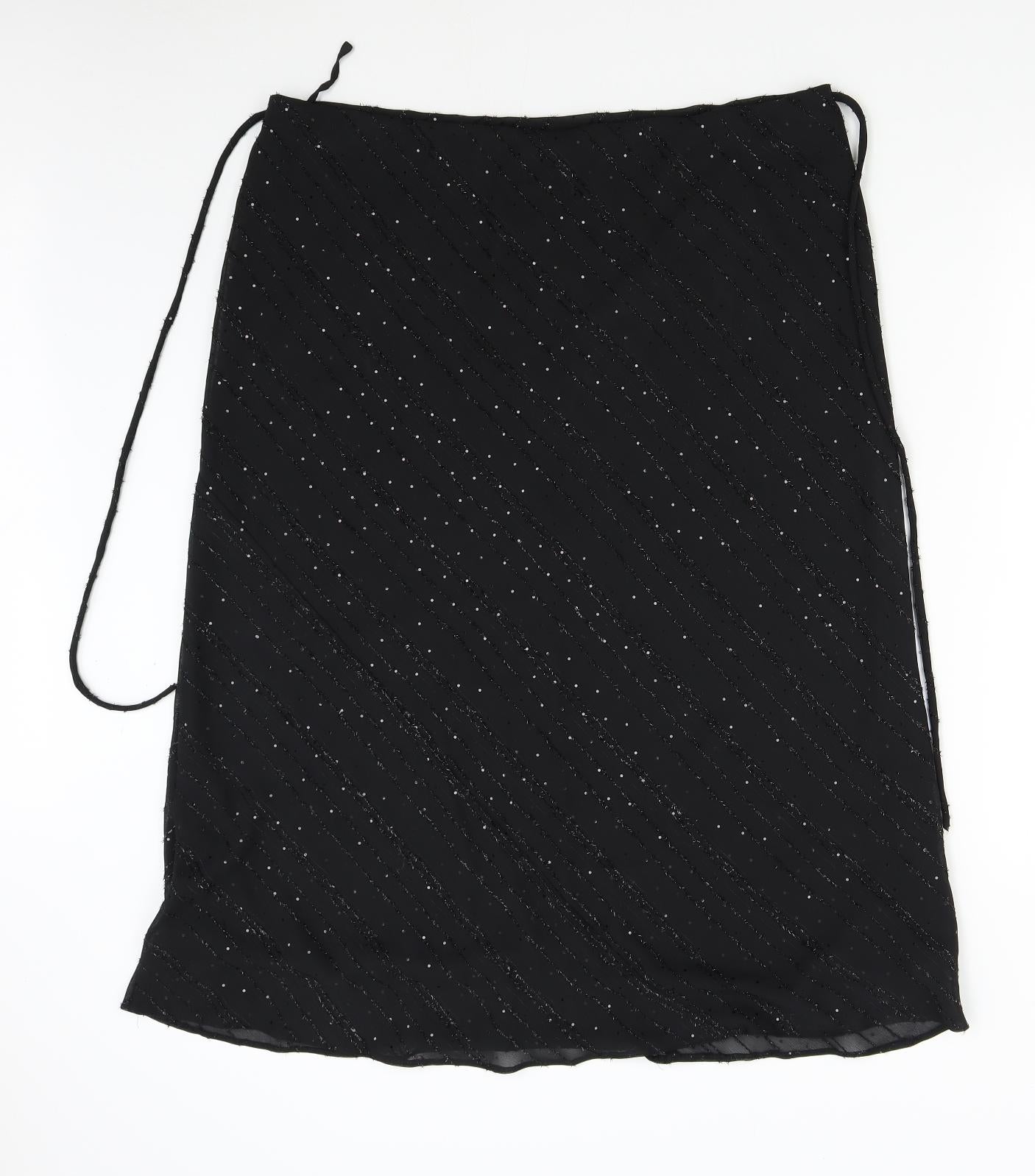 Bonm Womens Black   Straight & Pencil Skirt Size 18