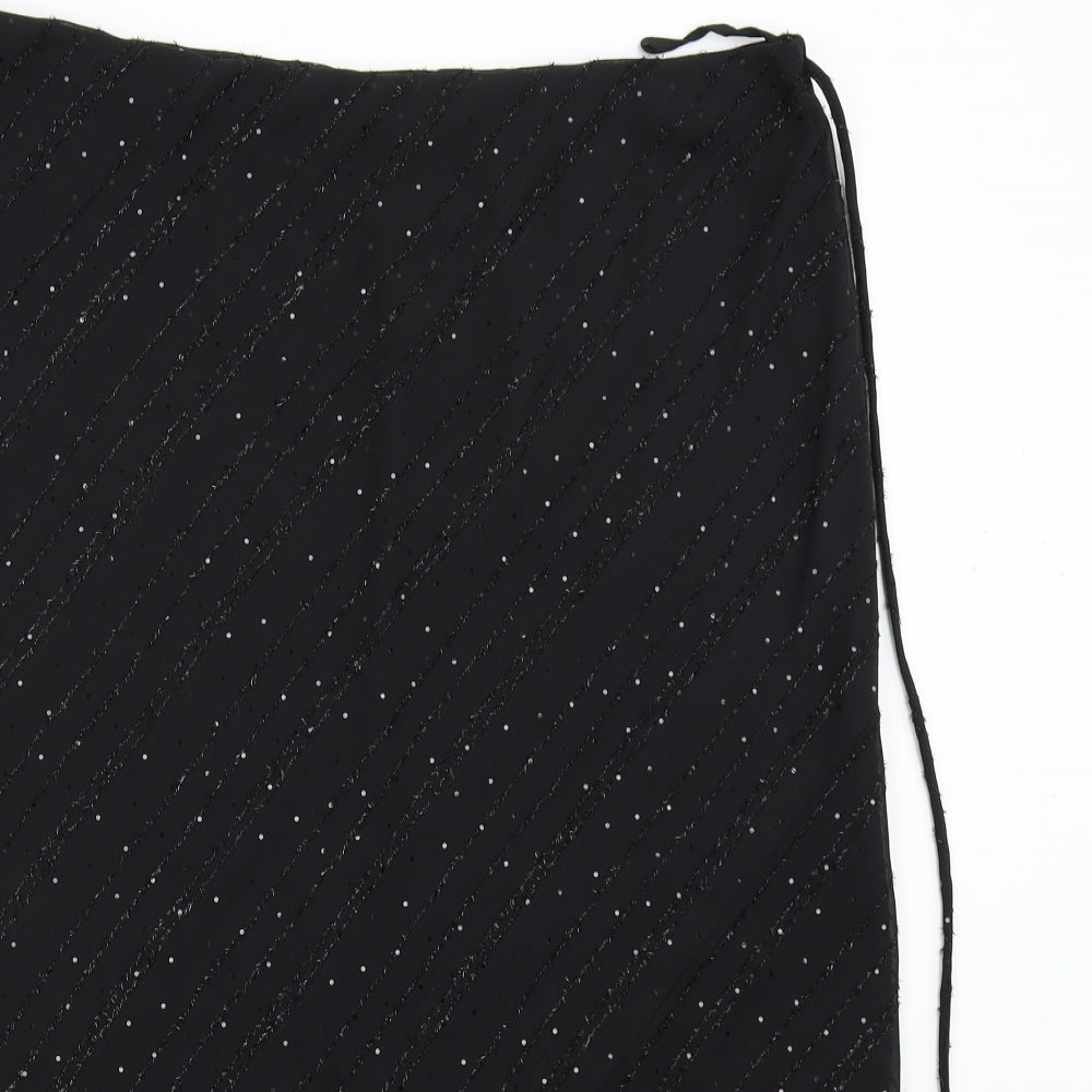 Bonm Womens Black   Straight & Pencil Skirt Size 18