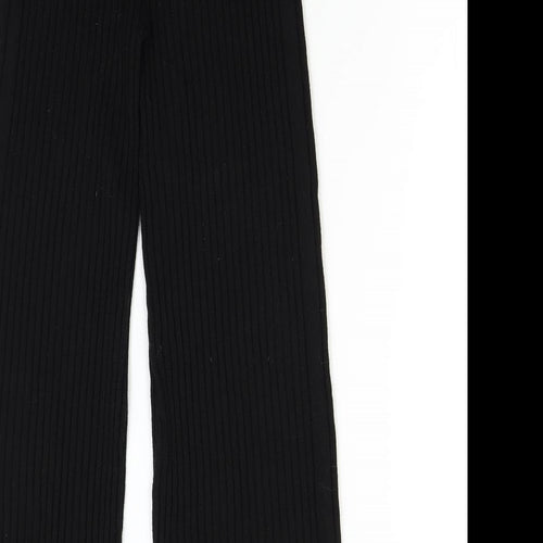 Topshop Womens Black   Trousers  Size S L28 in
