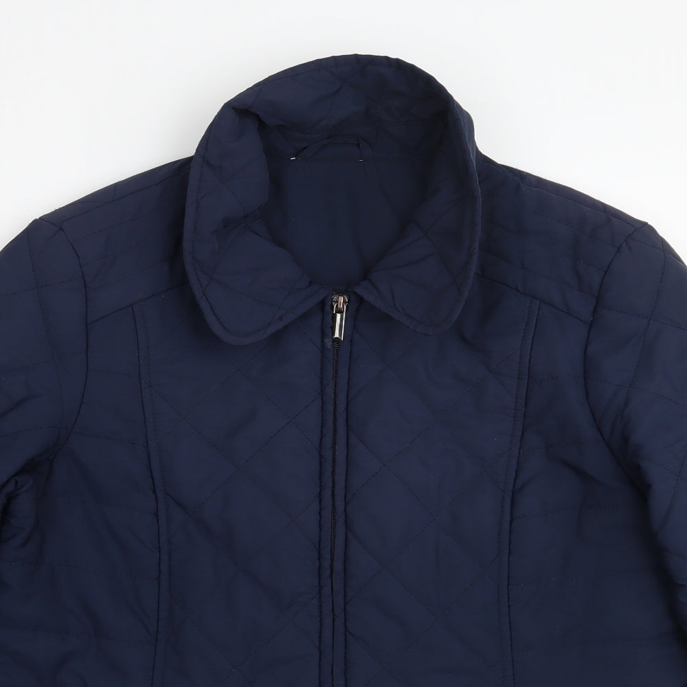 Preworn Womens Blue   Jacket Coat Size 16