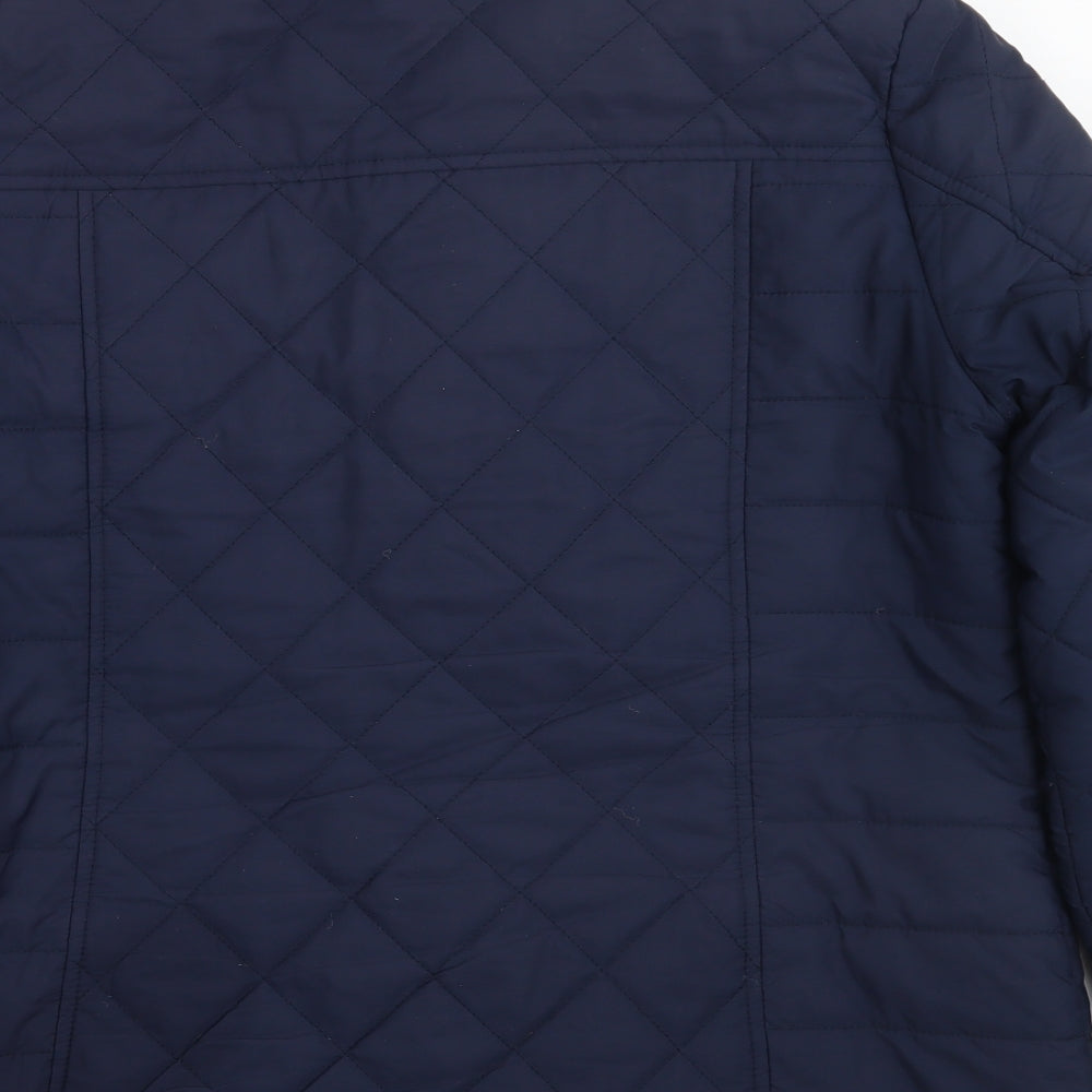 Preworn Womens Blue   Jacket Coat Size 16