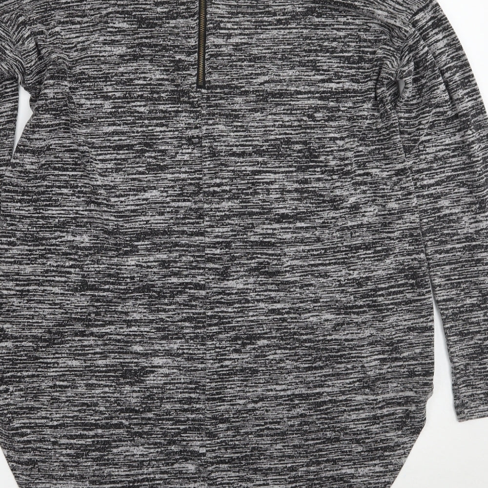 Glamorous Womens Grey   Basic T-Shirt Size 12