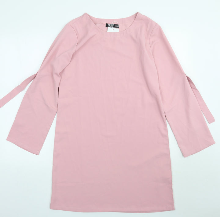 Yoins Womens Pink   A-Line  Size S