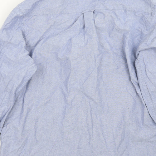 Onfire Mens Blue    Button-Up Size M