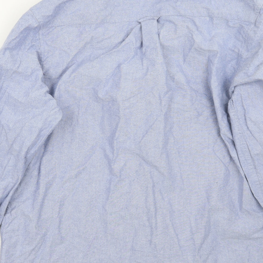 Onfire Mens Blue    Button-Up Size M