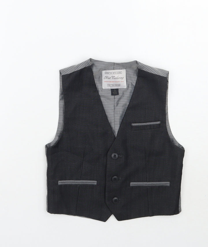 NEXT Boys Grey Jacket Waistcoat Size 4 Years