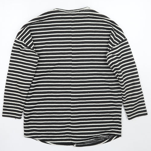 NEXT Womens Black Striped  Jacket Blazer Size 12