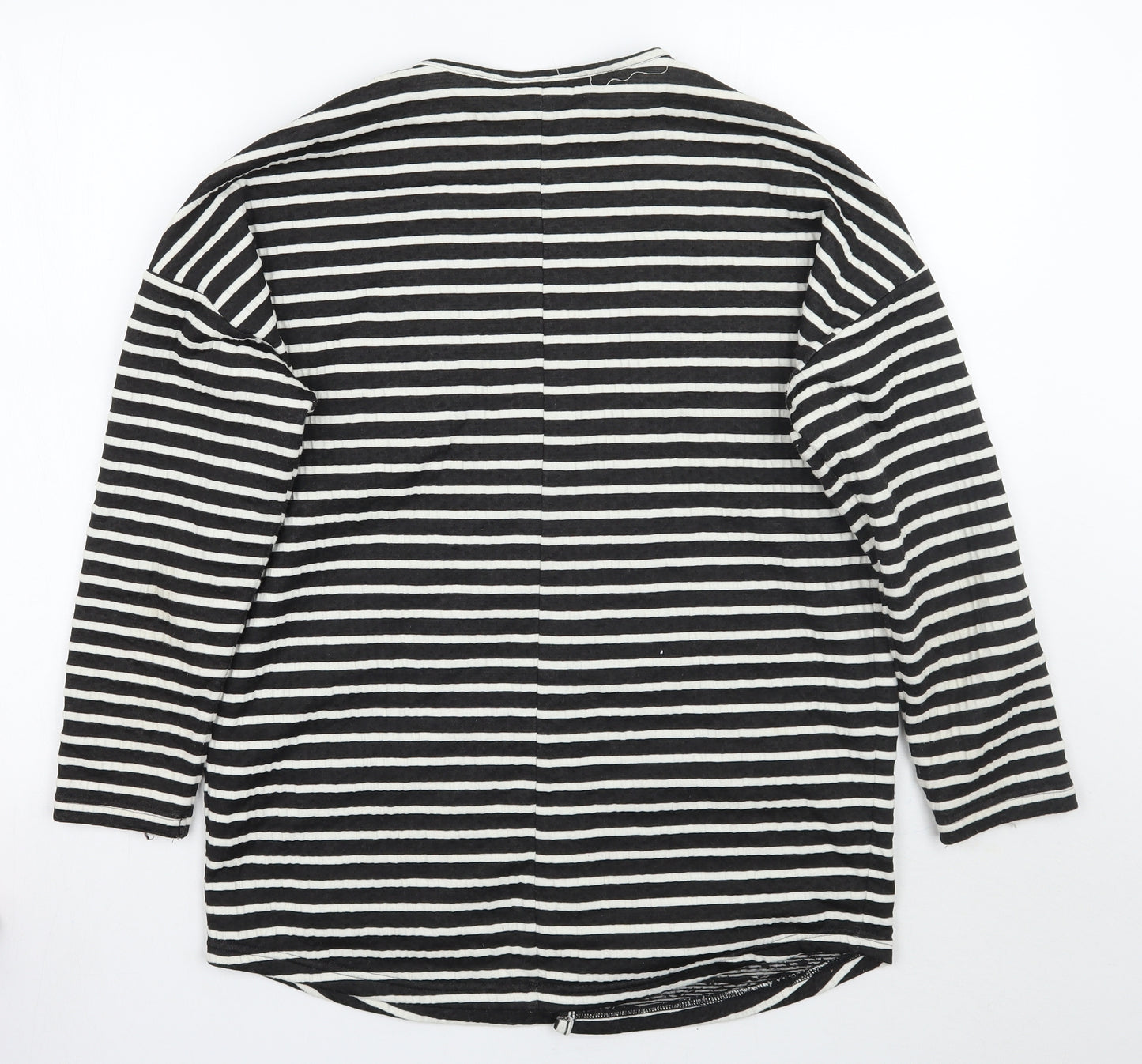 NEXT Womens Black Striped  Jacket Blazer Size 12