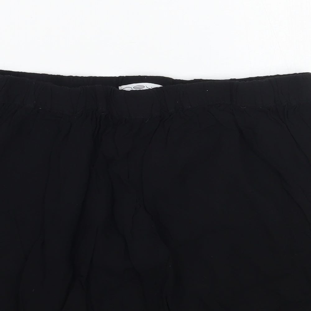 Newlook Womens Black  Rayon A-Line Skirt Size 8