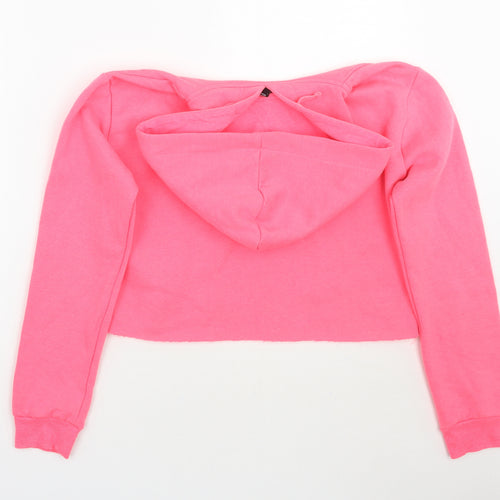 Newlook Girls Pink   Pullover Hoodie Size 14 Years