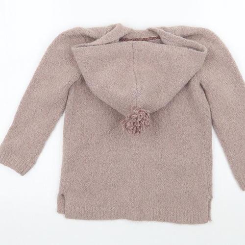 Matalan Girls Pink   Cardigan Jumper Size 3-4 Years