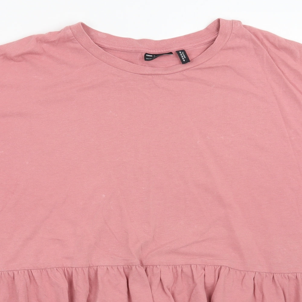ASOS Womens Pink   Basic T-Shirt Size 10