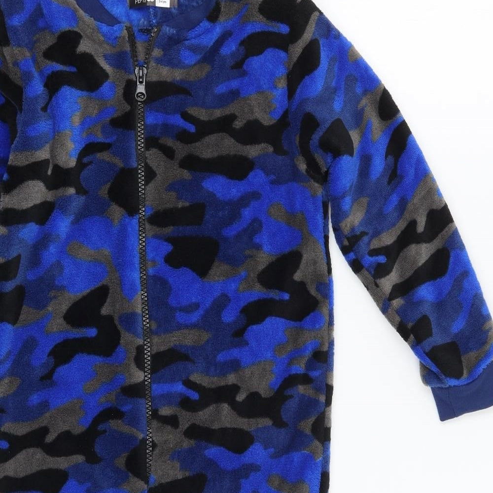 Pep&co Boys Blue Camouflage   One Piece Size 3-4 Years