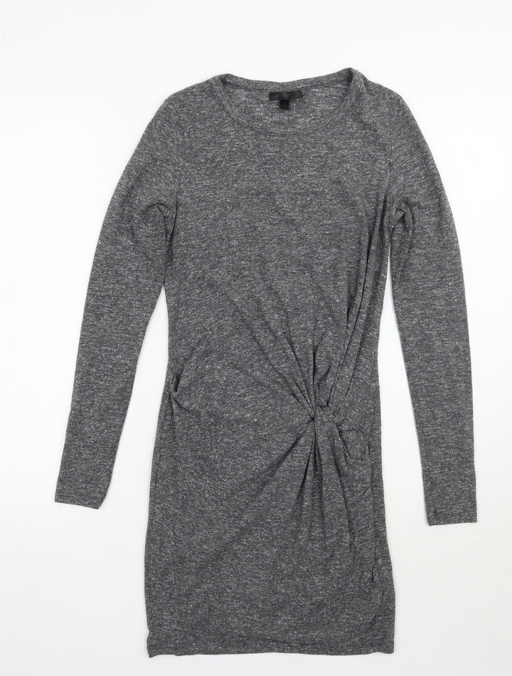 Topshop Womens Grey A-Line Size 6