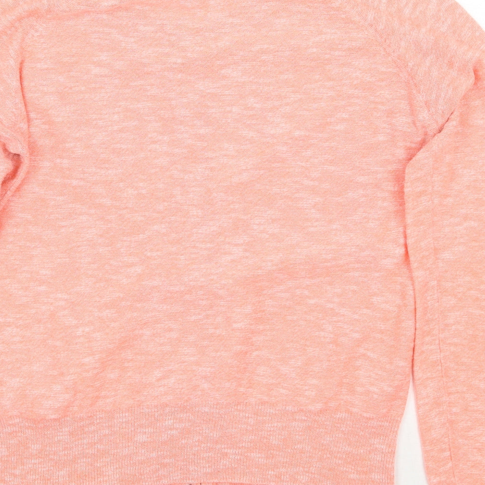 F&F Womens Orange   Cardigan Jumper Size 12