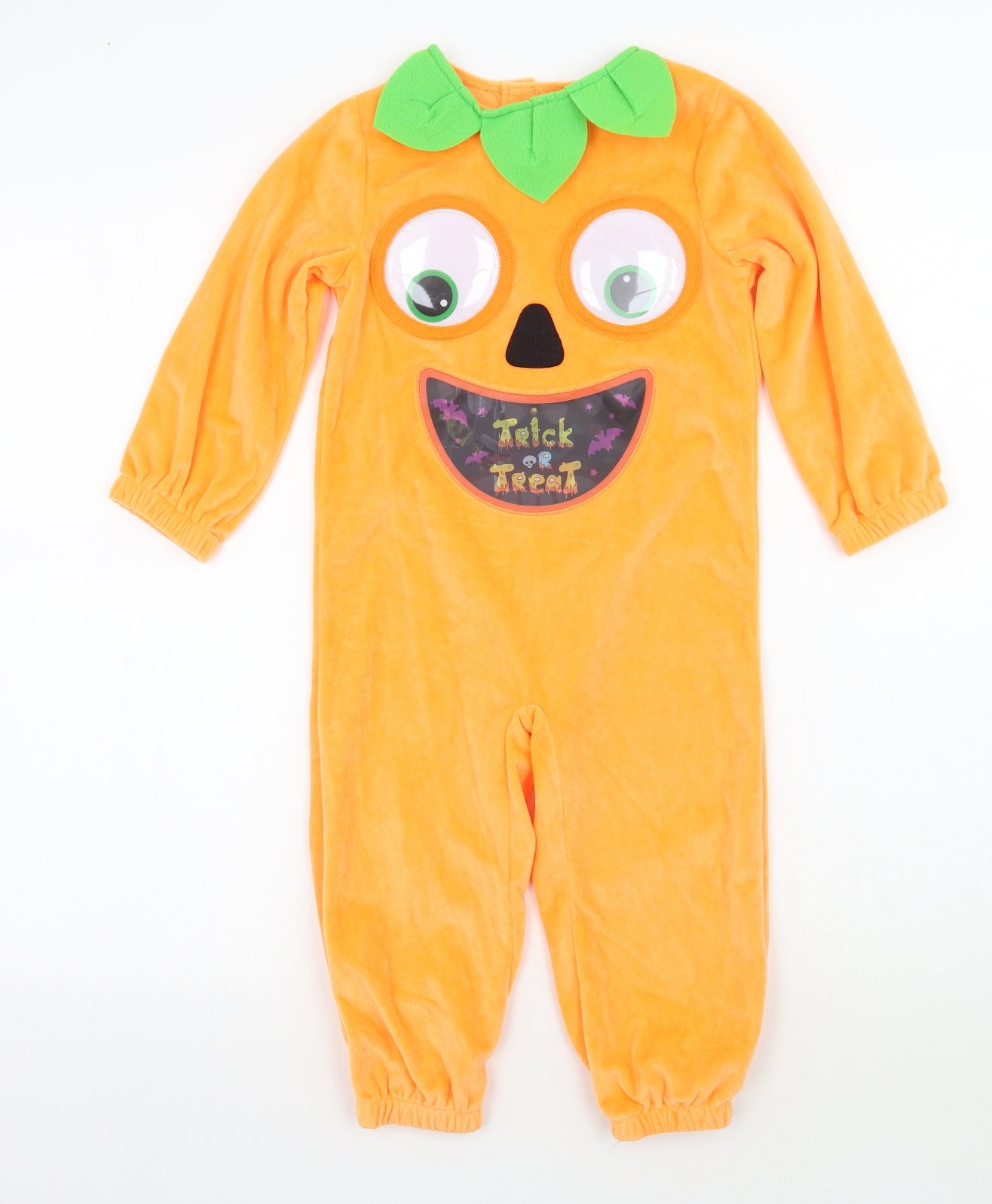 F&F Girls Orange   Jumpsuit One-Piece Size 2-3 Years  - Halloween