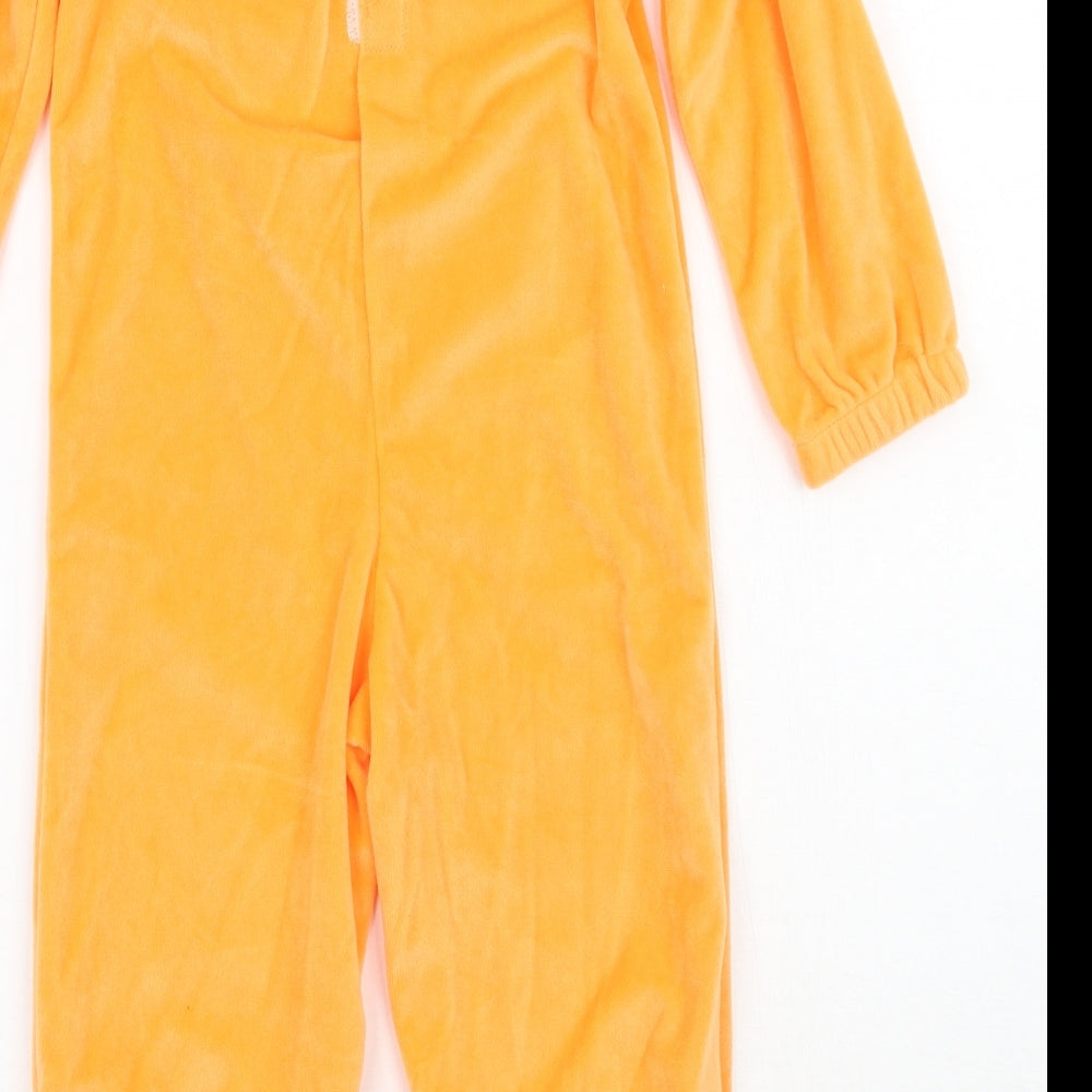 F&F Girls Orange   Jumpsuit One-Piece Size 2-3 Years  - Halloween