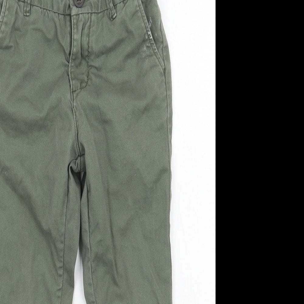 H&M Boys Green   Straight Jeans Size 5 Years