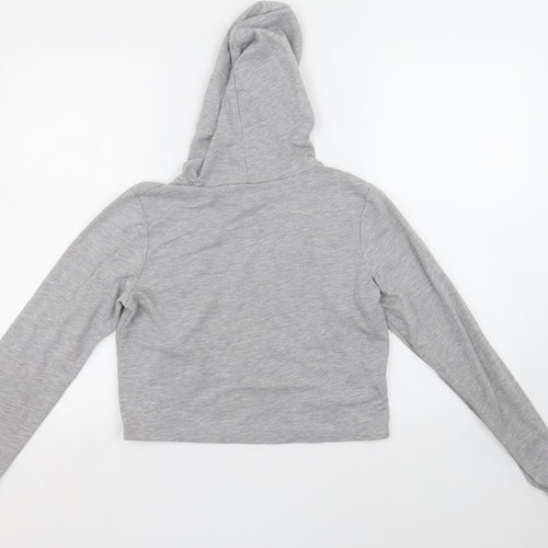 Select Womens Grey   Pullover Hoodie Size 12