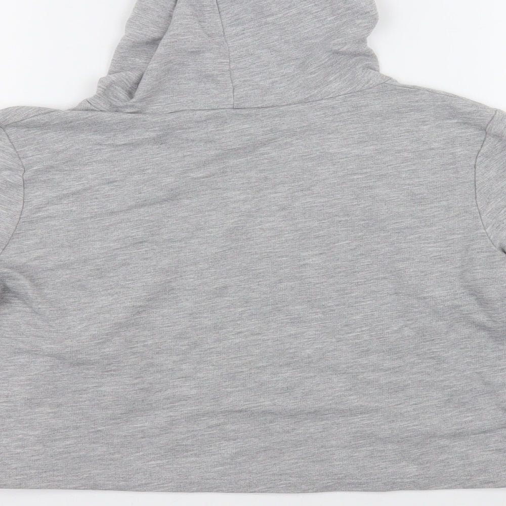 Select Womens Grey   Pullover Hoodie Size 12