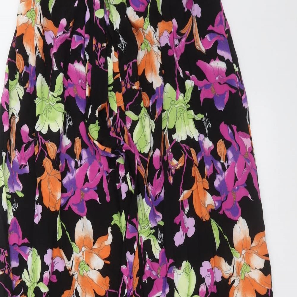 NEXT Womens Purple Floral  A-Line  Size 14