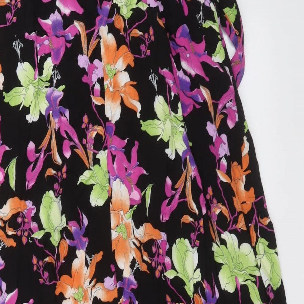 NEXT Womens Purple Floral  A-Line  Size 14