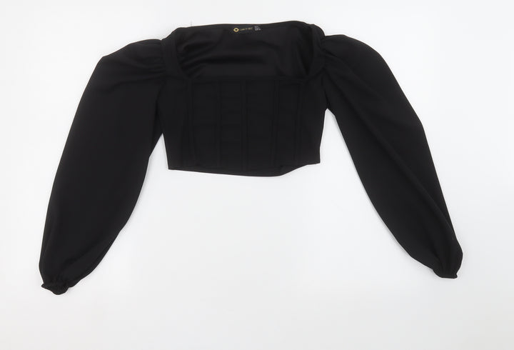 I SAW IT FIRST Womens Black Camisole Blouse Size 4