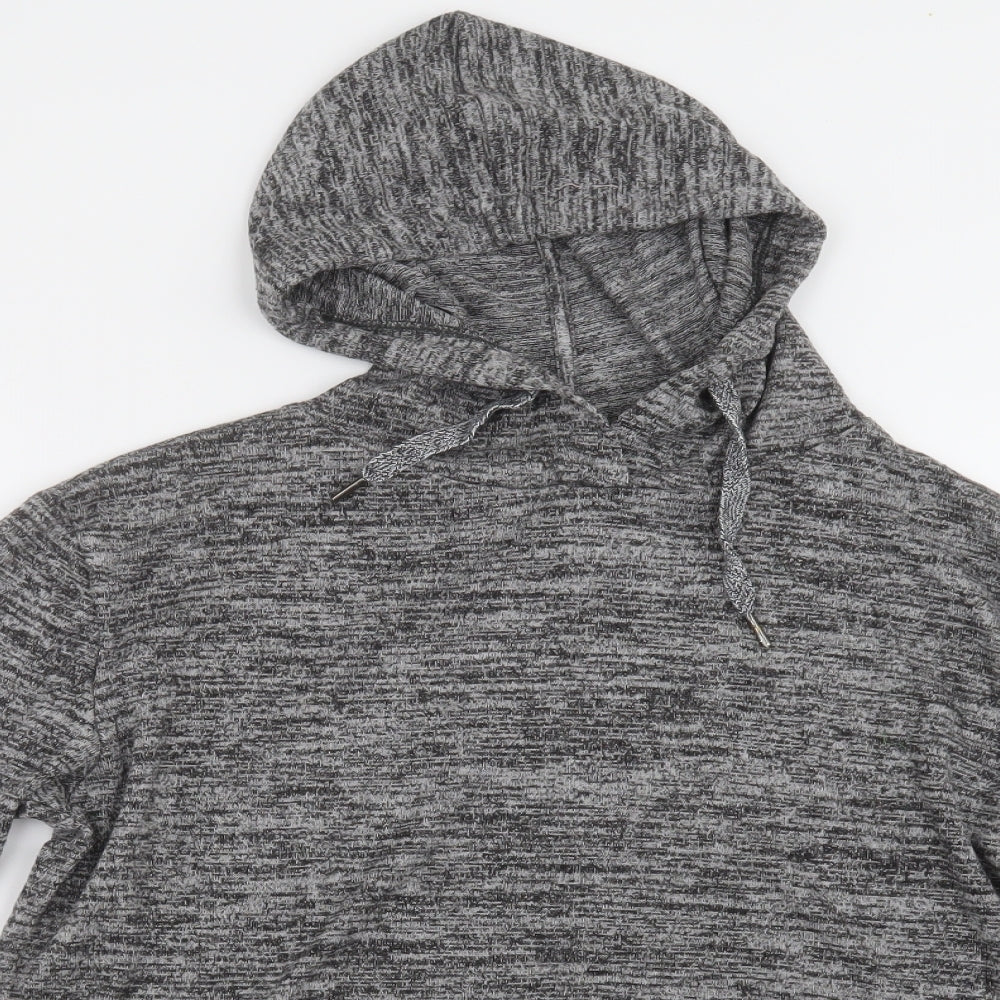 Avenue Womens Grey   Pullover Hoodie Size M