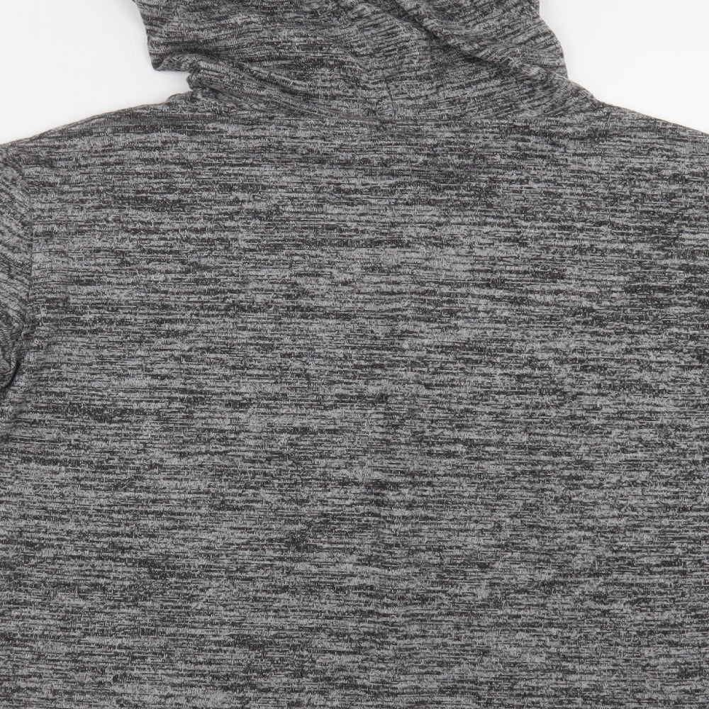 Avenue Womens Grey   Pullover Hoodie Size M