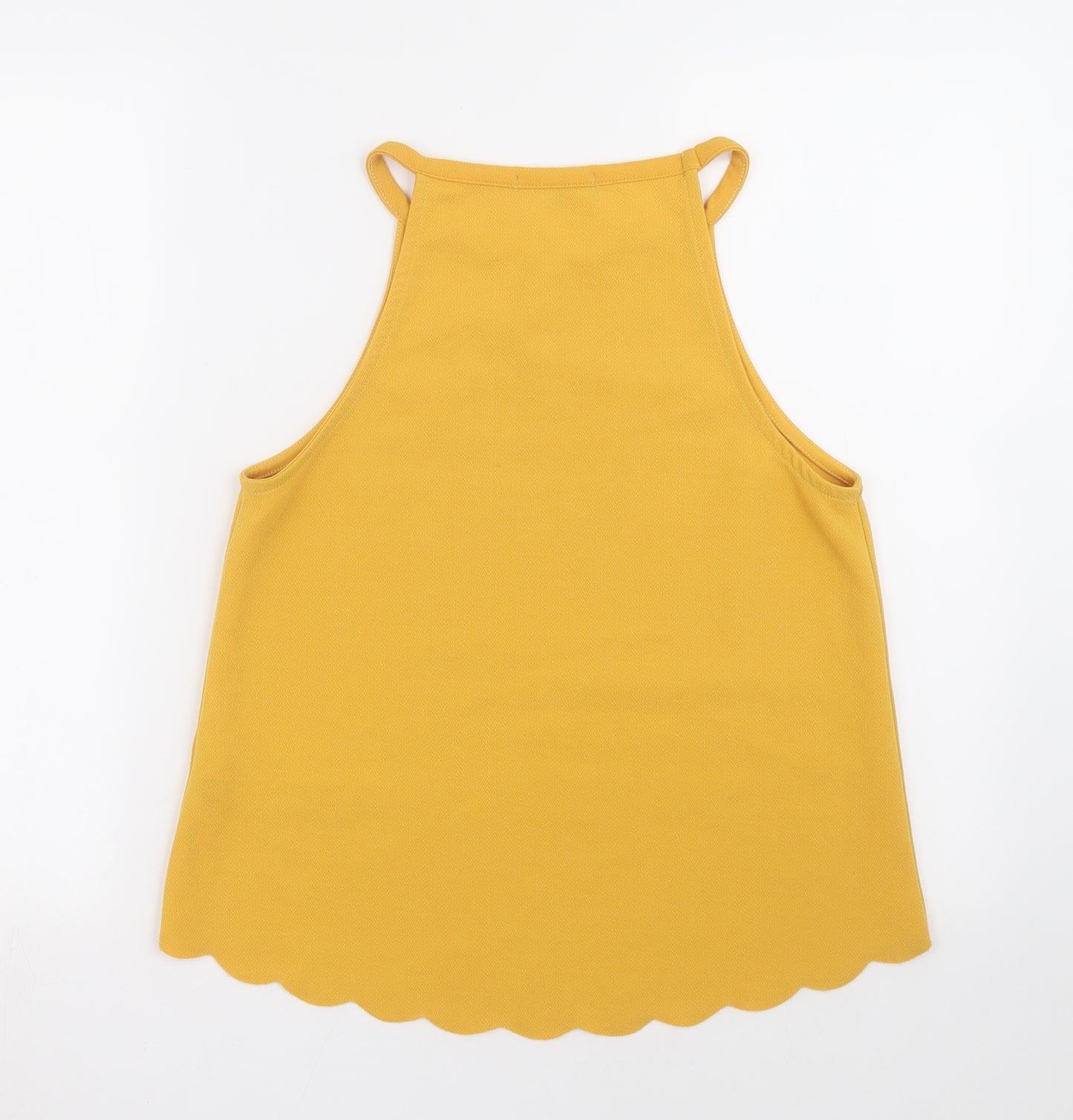 New Look Womens Yellow   Basic Tank Size 10