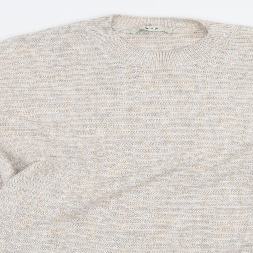 George Womens Beige   Pullover Sweatshirt Size M