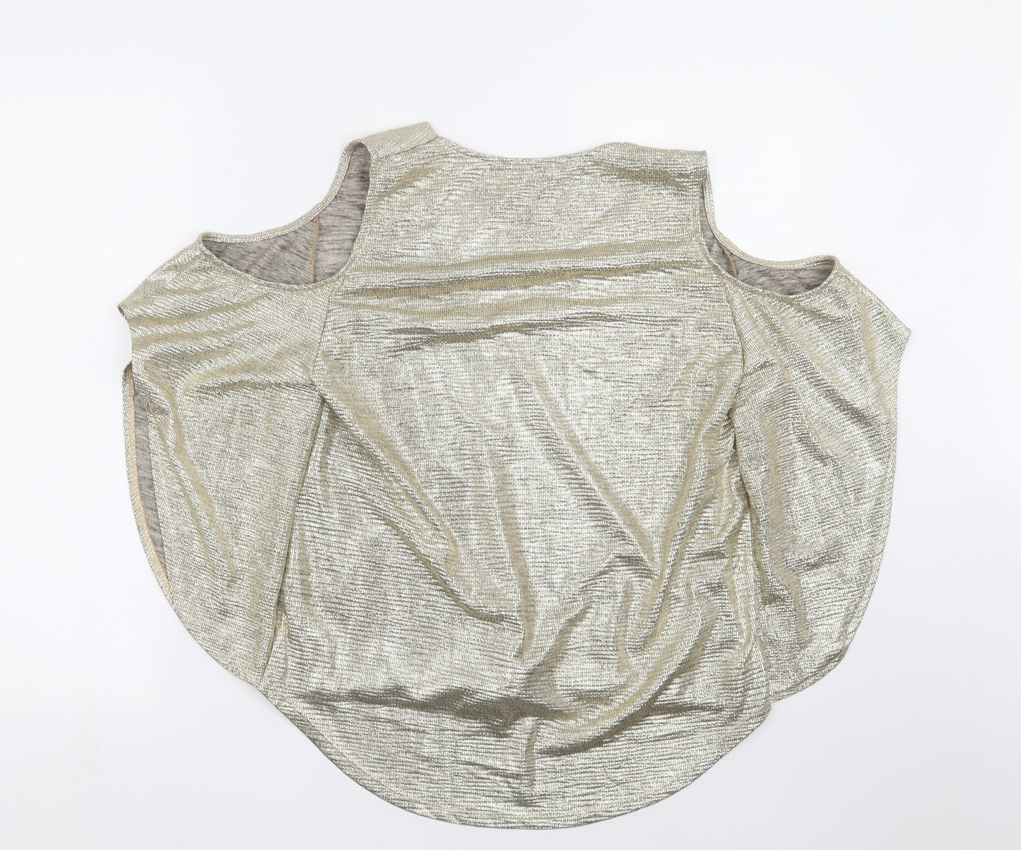 Debenhams Womens Gold   Basic Blouse Size 12
