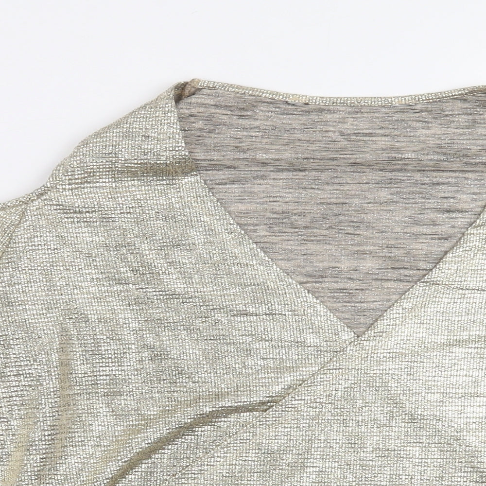 Debenhams Womens Gold   Basic Blouse Size 12