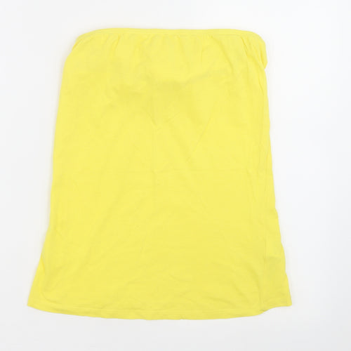 newlook Womens Yellow   Basic Tank Size 10