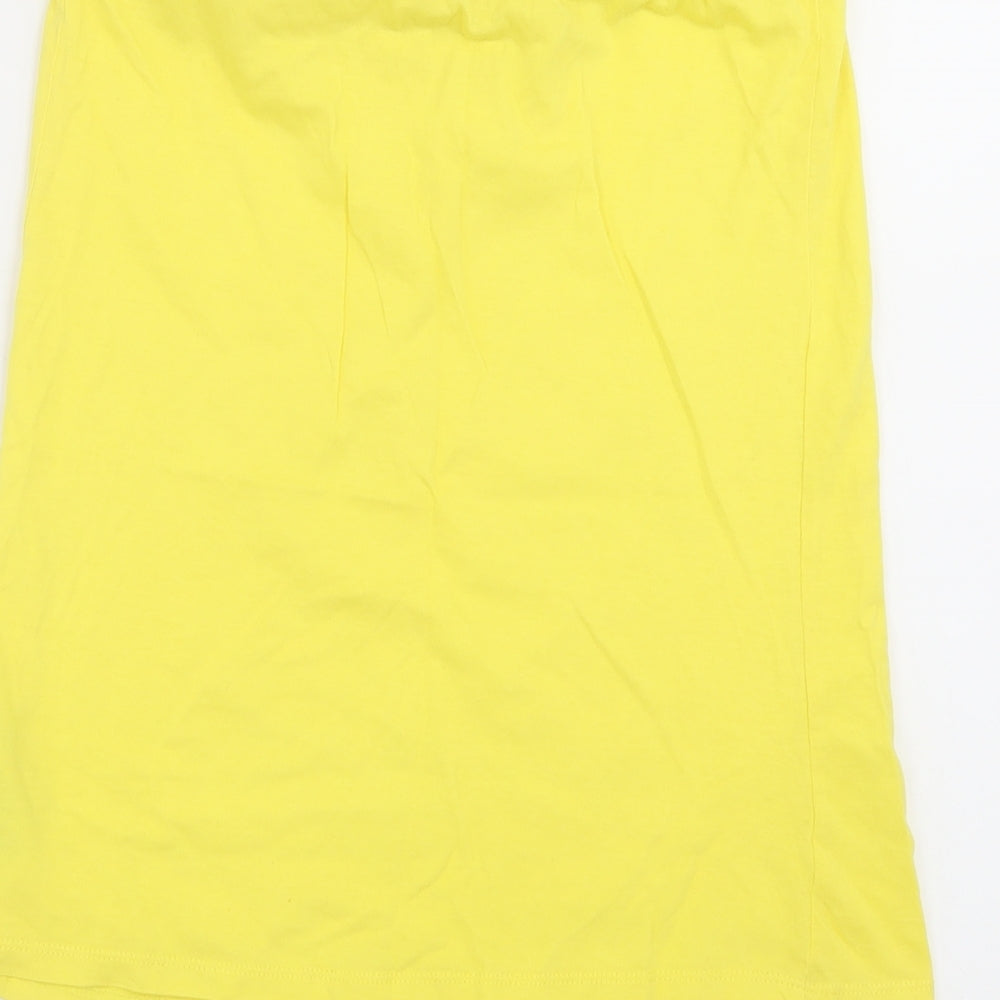 newlook Womens Yellow   Basic Tank Size 10