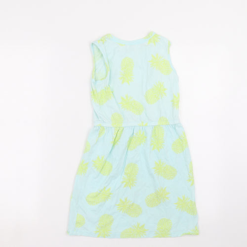Gap Girls Blue Polka Dot  A-Line  Size M