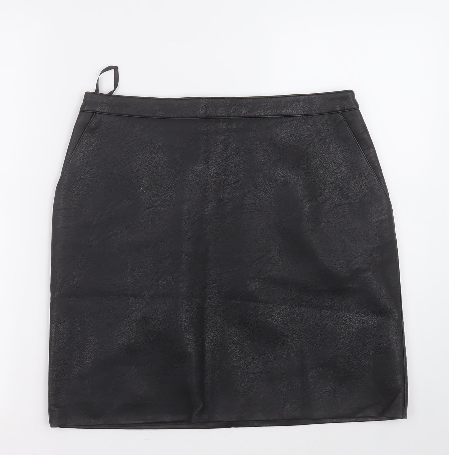 Warehouse Womens Black   A-Line Skirt Size 12