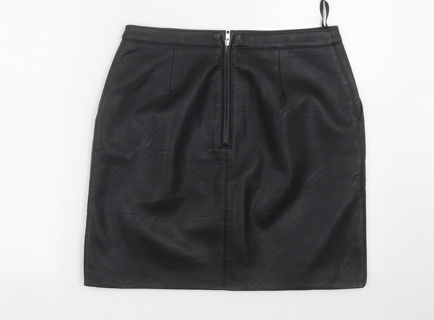 Warehouse Womens Black   A-Line Skirt Size 12
