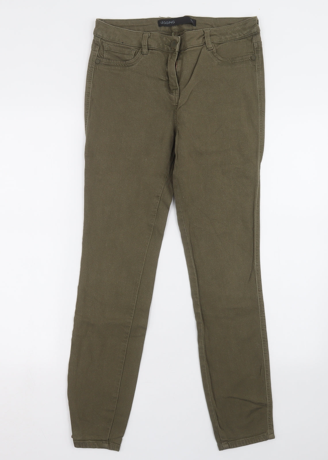 NEXT Womens Green   Skinny Jeans Size 12 L32 in