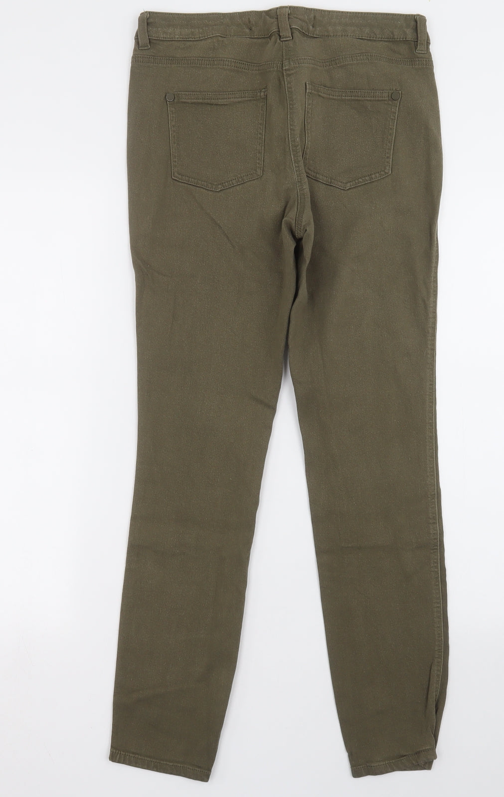 NEXT Womens Green   Skinny Jeans Size 12 L32 in