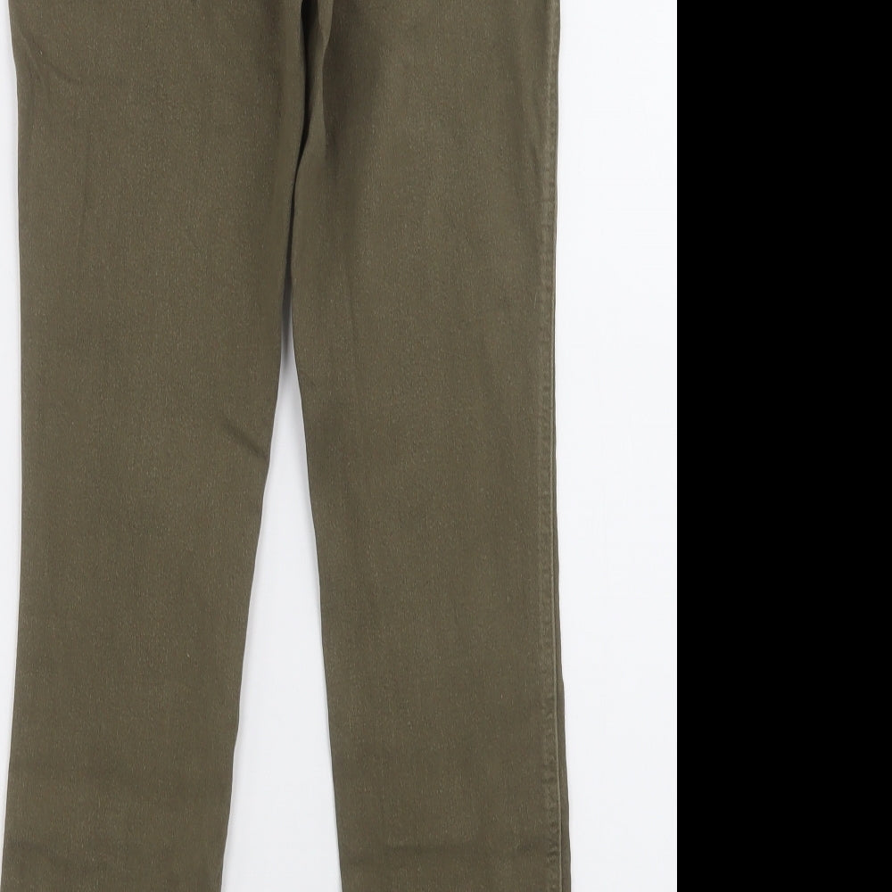 NEXT Womens Green   Skinny Jeans Size 12 L32 in
