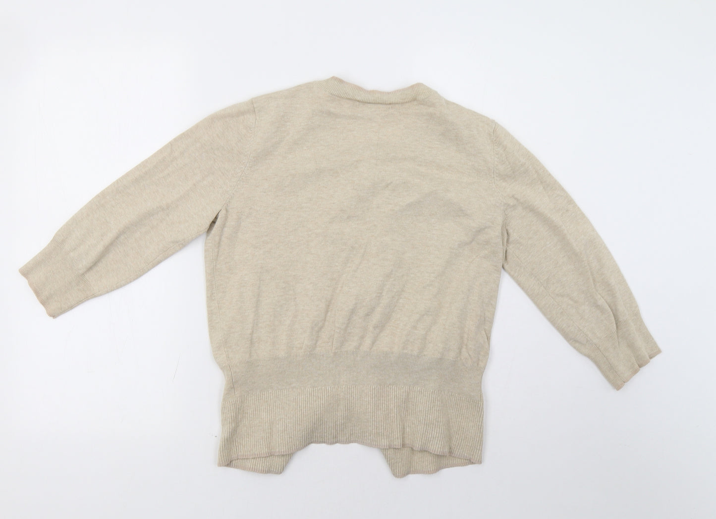 Debenhams Womens Beige   Cardigan Jumper Size 14