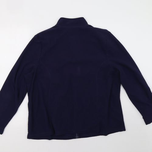 Sainsburys Womens Blue   Full Zip Sweatshirt Size 22