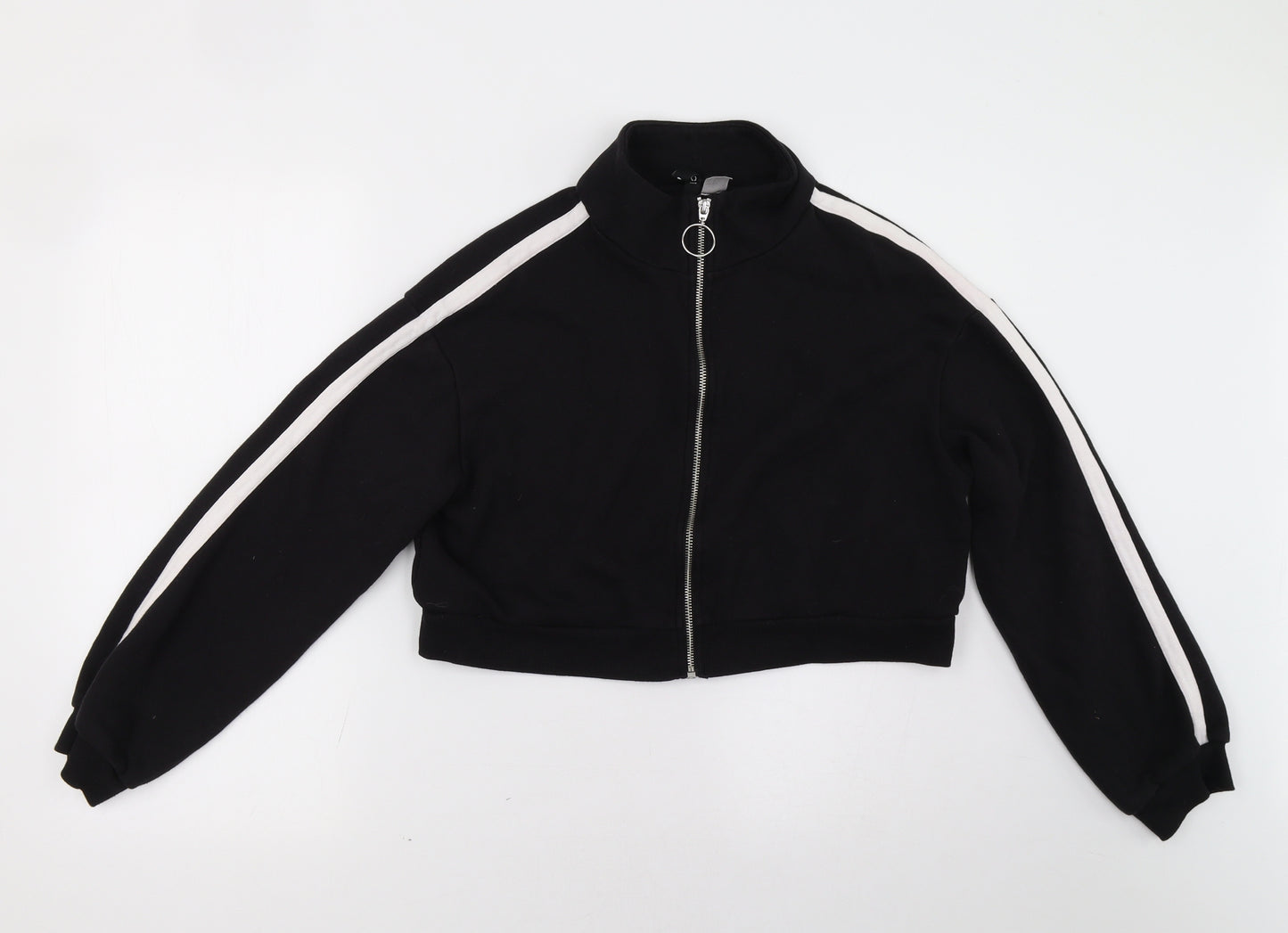 H&M Womens Black   Pullover Sweatshirt Size S